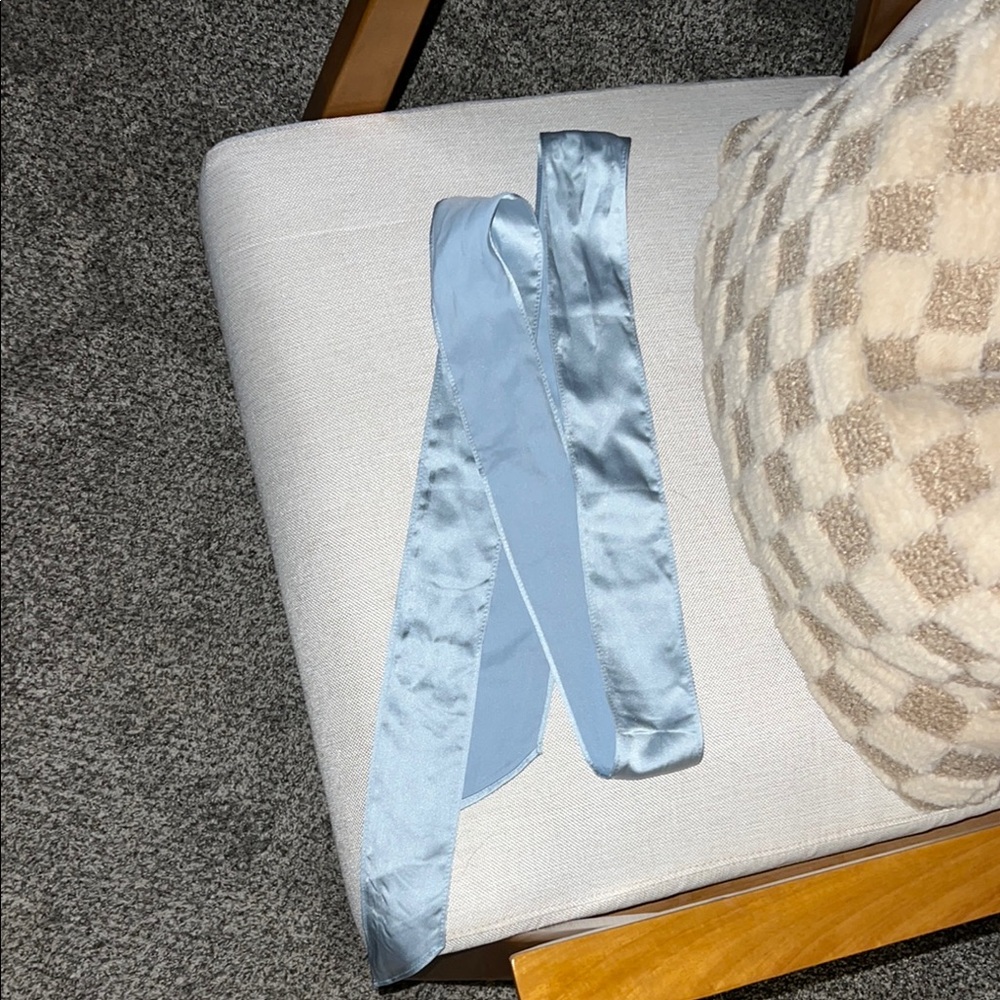 Light Blue Satin Ribbon